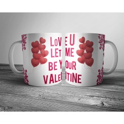 Cana Personalizata Valentine's Day LOVE U M5