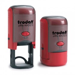 Stampila Trodat Printy 46025 rotunda cu diametrul 25mm Stampila Trodat Printy 46025 rotunda cu diametrul 25mm